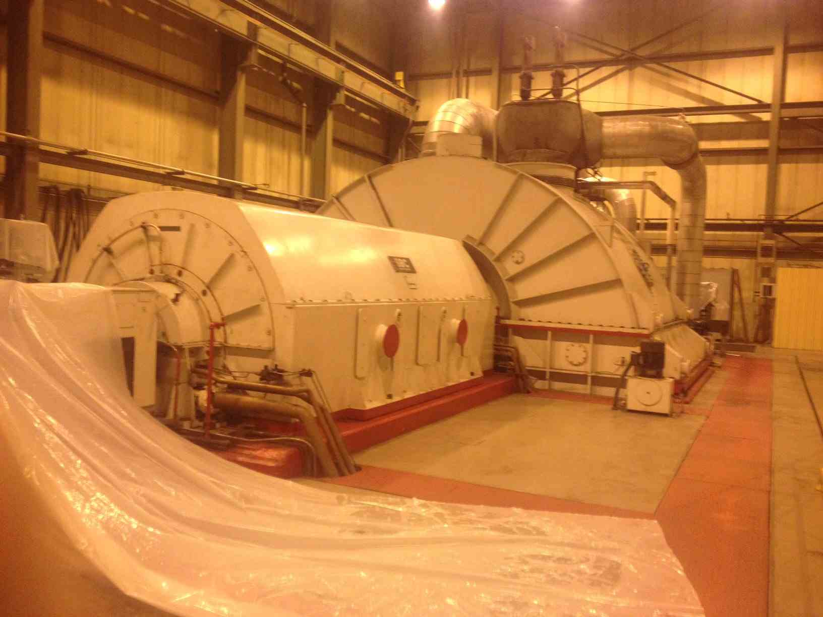 113 MW  BBC Steam Turbine Generator