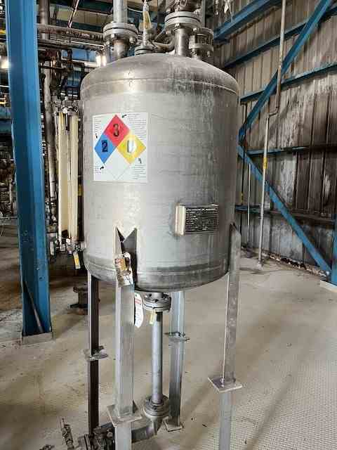 100 Gal Alloy Fab Stainless Steel Pressure Vessel