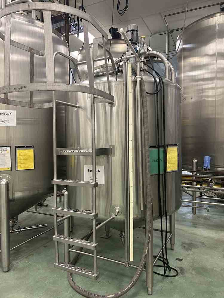 1000 Gal Feldmeier Stainless Steel Tank