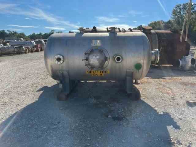 1000 Gal Tate Metal Works Stainless Steel Pressure Vessel