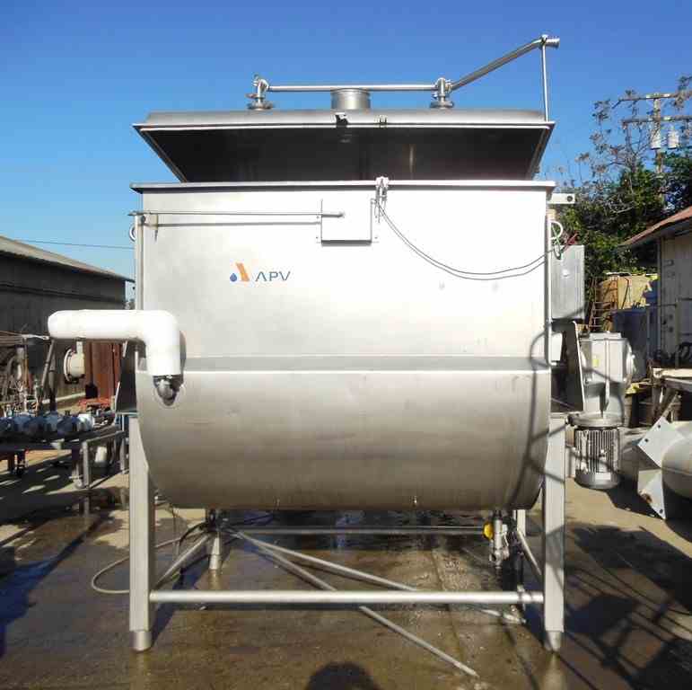 120 Cu Ft APV SS Paddle Mixer