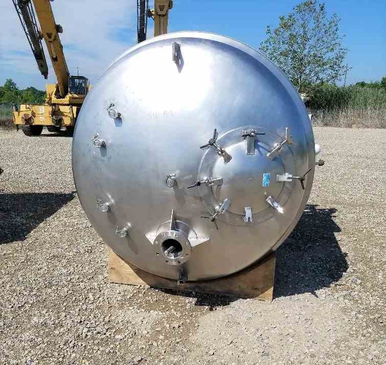 1300 Gal Mueller Stainless Steel Reactor