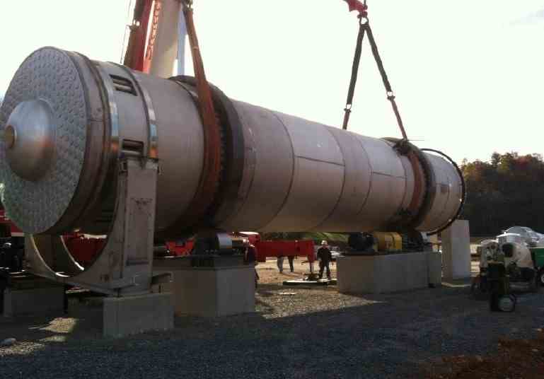 136 " Dia Louisville Rotary Steam Tube Dryer