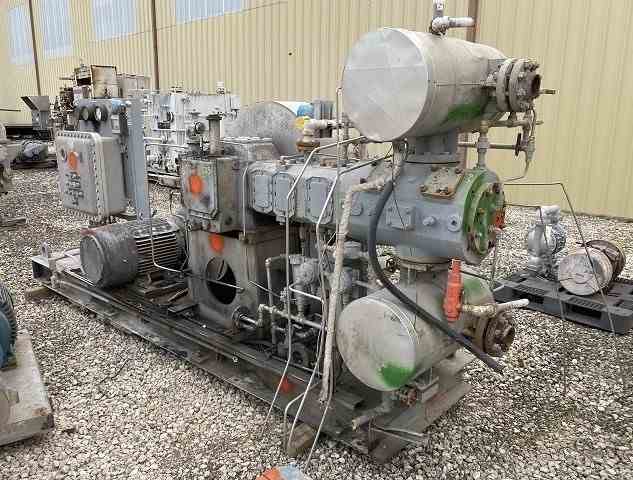 1625 CFM Burton Corblin P123 LM710 CSH Reciprocating Hydrogen Compressor