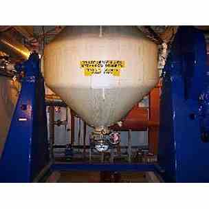 70 Cu Ft Pfaudler Glass Lined Double Cone Conoform Vacuum Dryer