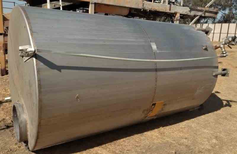 2100 Gal Commercial Sheet Metal Works Stainless Steel Tank