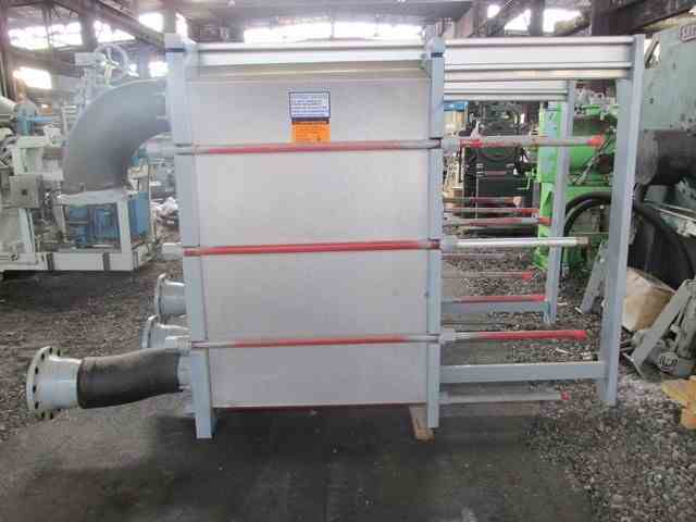 2460 Sq Ft Alfa Laval  Stainless Steel Plate Heat Exchanger