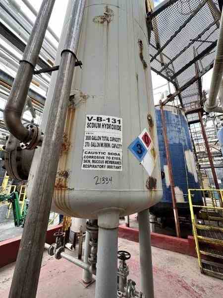 3000 Gal Quality Containment Company Vertical Carbon Steel Pressure Vessel