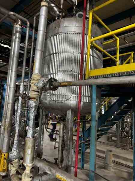 320 Gal Alloy Fab 304 Stainless Steel Reactor