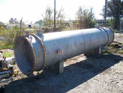 3900 Sq Ft Kennedy Tank Stainless Steel Shell & Tube Heat Exchanger