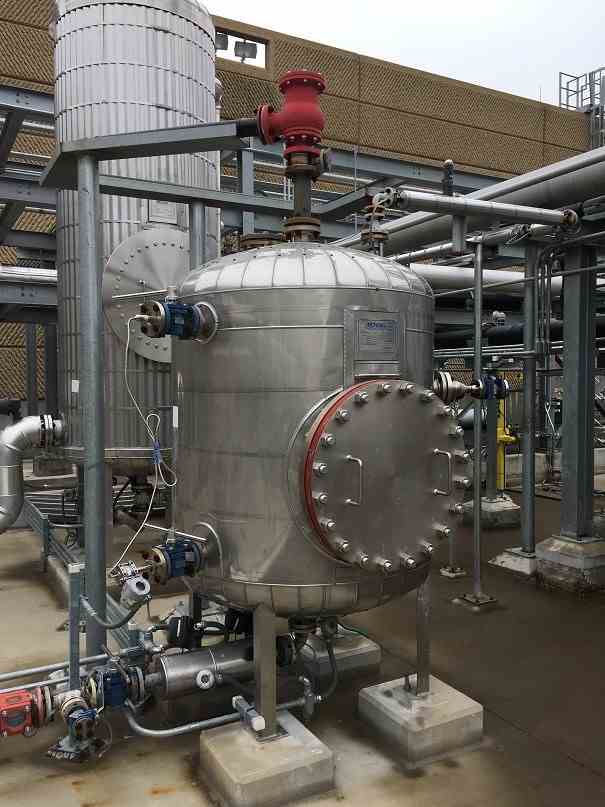 450 Gal Bendel 304 Stainless Steel Pressure Vessel