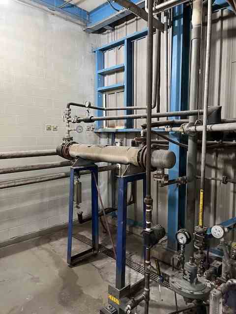 46 Sq Ft Perry Products Stainless Steel Shell & Tube Heat Exchanger