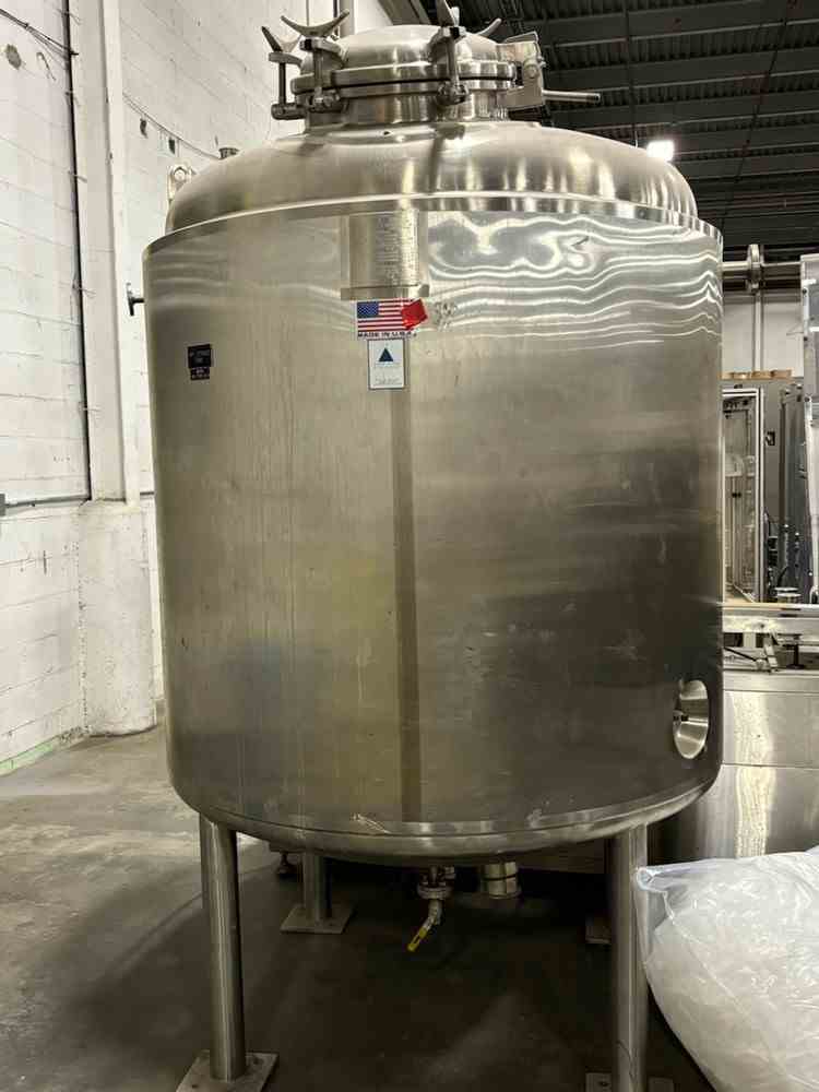 528 Gal Precision Stainless  Inc 316L Stainless Steel Pressure Vessel