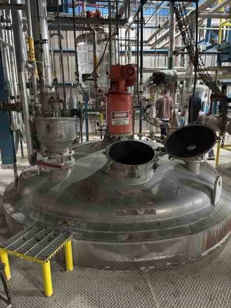 5500 Gal Alloy Fab 304 Stainless Steel Reactor