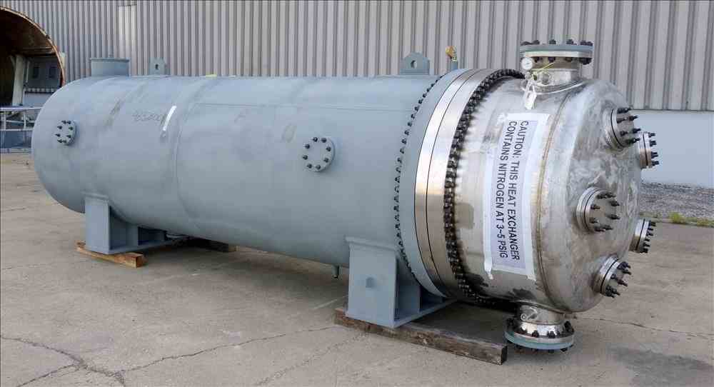 5700 Sq Ft Joseph Oat & Sons Stainless Steel Shell & Tube Heat Exchanger