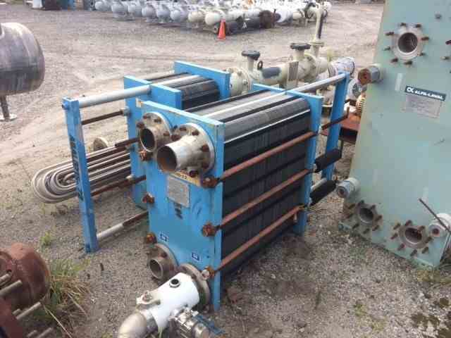 681 Sq Ft Alfa Laval  Stainless Steel Plate Heat Exchanger