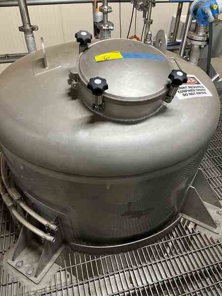 766 Gal Westra Stainless Steel Pressure Vessel