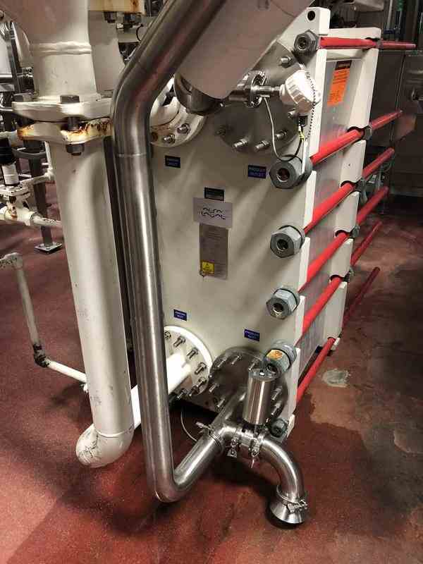 891 Sq Ft Alfa Laval  Stainless Steel Plate Heat Exchanger