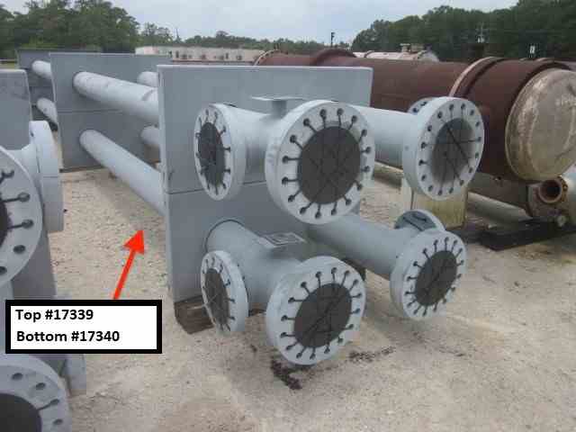 996.8 Sq Ft Brown Carbon Steel Shell & Tube Heat Exchanger