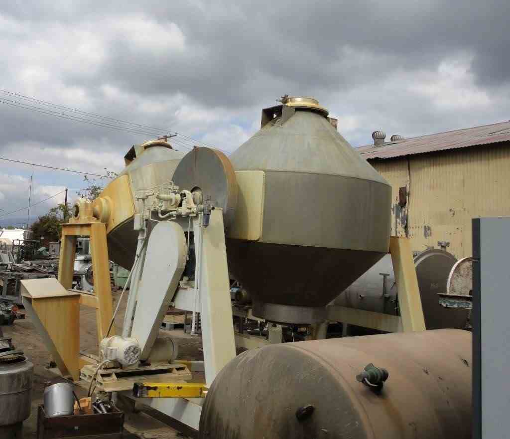 Gemco 100 Cu Ft 304-SS Double Cone Mixer