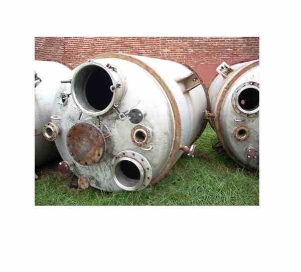 1350 Gal Tolan Stainless Steel Reactor Body