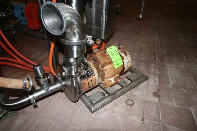 Tri-Clover 5 HP Stainless Steel Centrifugal Pump