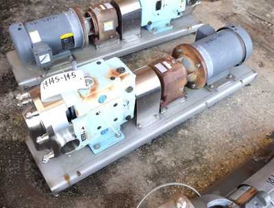 1 HP Waukesha SS Positive Displacement Pump