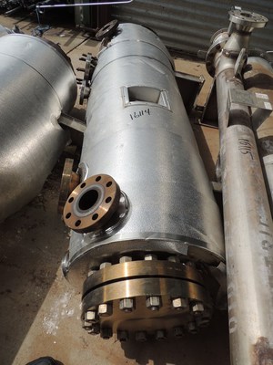 44 Sq Ft JV industrial Company Ltd Stainless Steel Shell & Tube Heat Exchanger