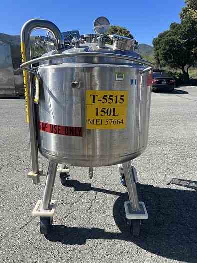 150 Gal Precision Stainless, Inc Stainless Steel Reactor