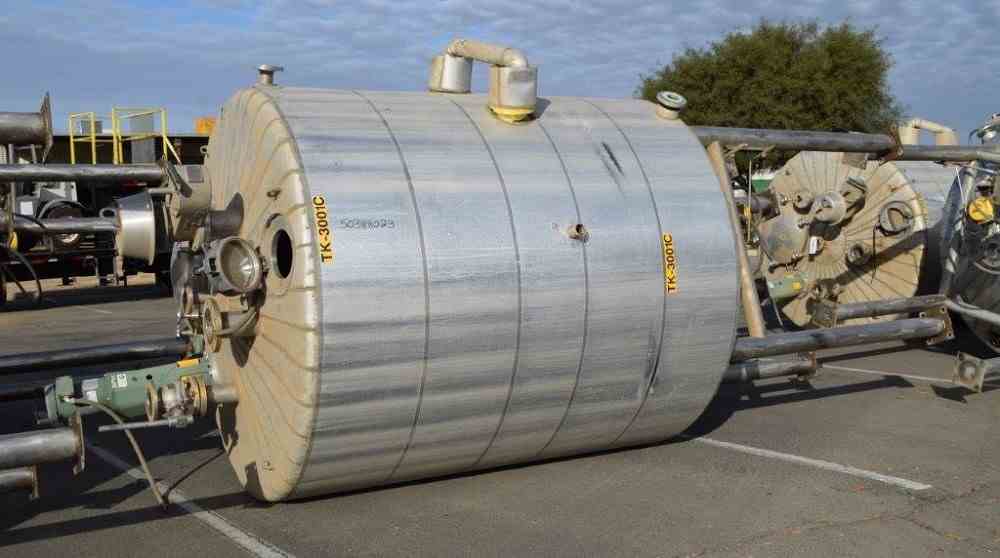 1500 Gal Andy J. Egan Stainless Steel Tank