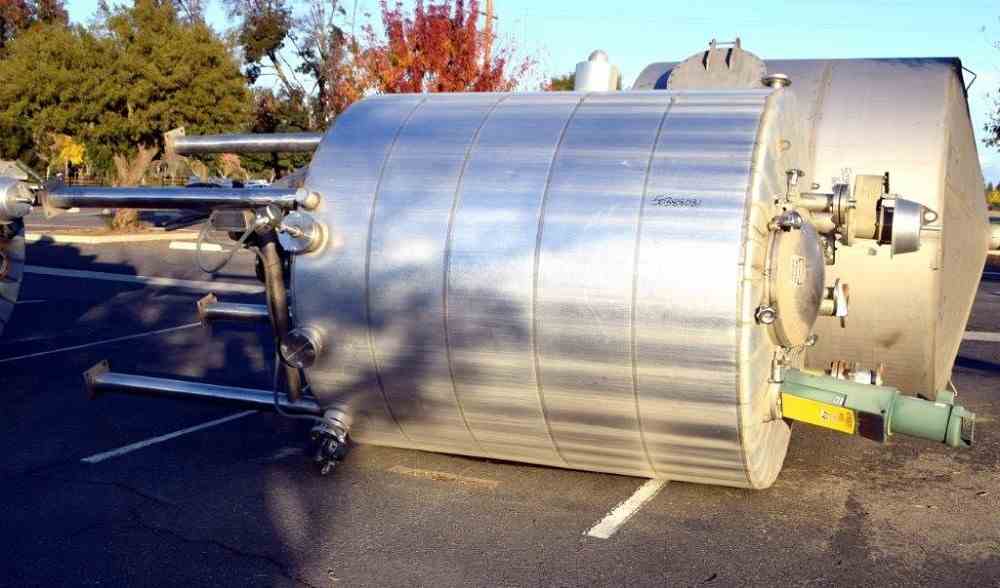 1500 Gal Andy J. Egan Stainless Steel Tank