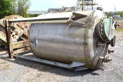 1500 Gal TPI Industrial Stainless Steel Tank