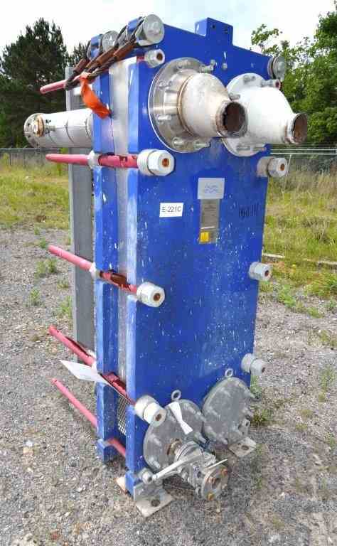 195.6 Sq Ft Alfa Laval  Stainless Steel Plate Heat Exchanger