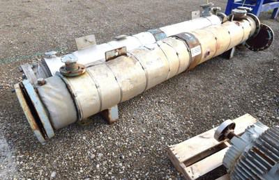 196 Sq Ft YULA Stainless Steel Shell & Tube Heat Exchanger