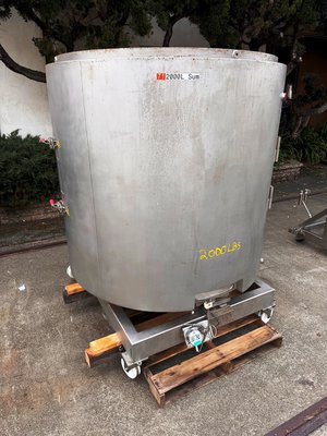 2000 Liters Pall Life Sciences Fermenter / Bioreactor