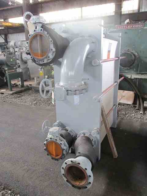 2460 Sq Ft Alfa Laval  Stainless Steel Plate Heat Exchanger