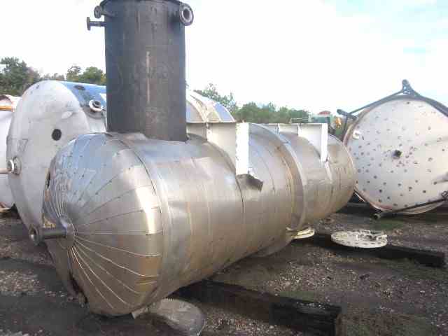 2500 Gal Industrial Alloy Fab. 316 Stainless Steel Pressure Vessel