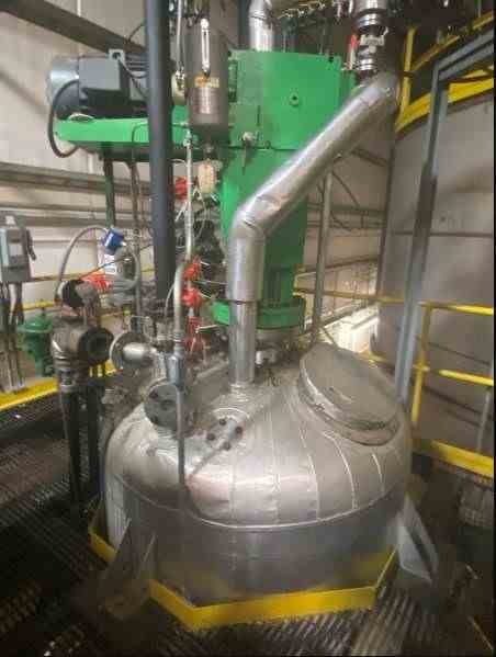 2550 Gal Mueller Stainless Steel Reactor