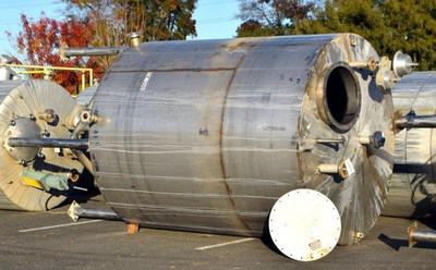 3000 Gal Andy J. Egan Stainless Steel Tank