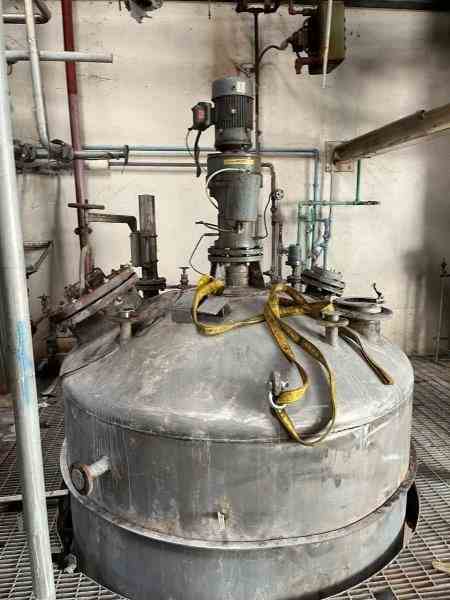 3000 Gal Manning & Lewis Stainless Steel Reactor