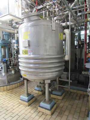 400 Gal Alloy Fab 316L Stainless Steel Pressure Vessel