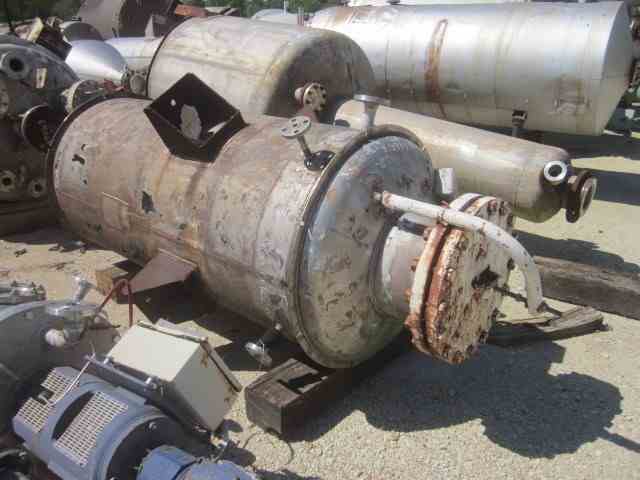 440 Gal Brighton Corp. 304 Stainless Steel Pressure Vessel