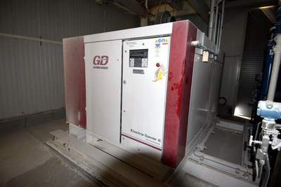 495 CFM Gardner Denver Rotary Screw Compressor