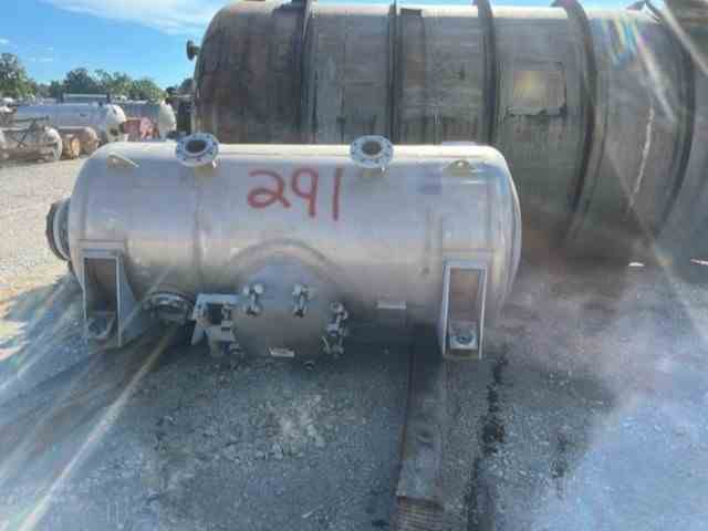 500 Gal Wolfe Mechanical  Stainless Steel Pressure Vessel