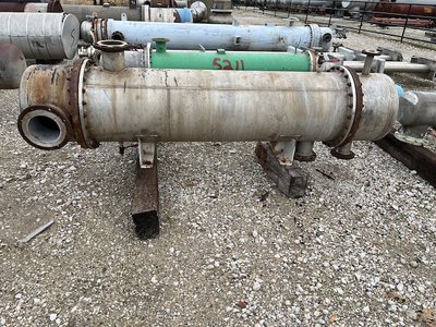 602-sq-ft-manning-lewis-stainless-steel-shell-tube-heat-exchanger