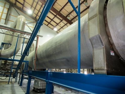 70 " Dia Drying Solutions Inc. Rotary Steam Tube Dryer