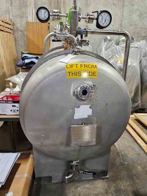 750 Gal Stainless Steel Pressure Vessel - Steel Pro Inc