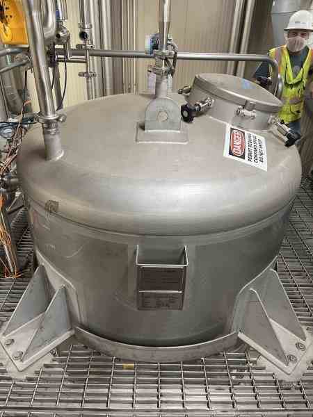 766 Gal Westra Stainless Steel Pressure Vessel