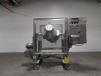 Gemco 3 Cu Ft Stainless Steel Double Cone Mixer